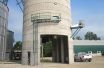 Platform for silo access in drive thru silo
